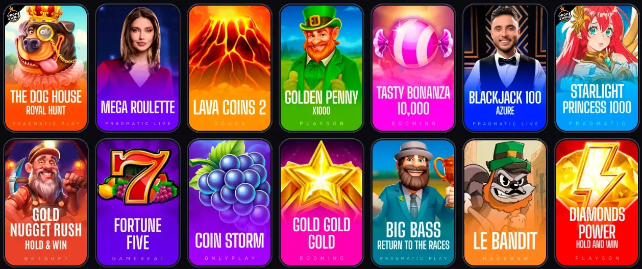Game lobby at SlimKing